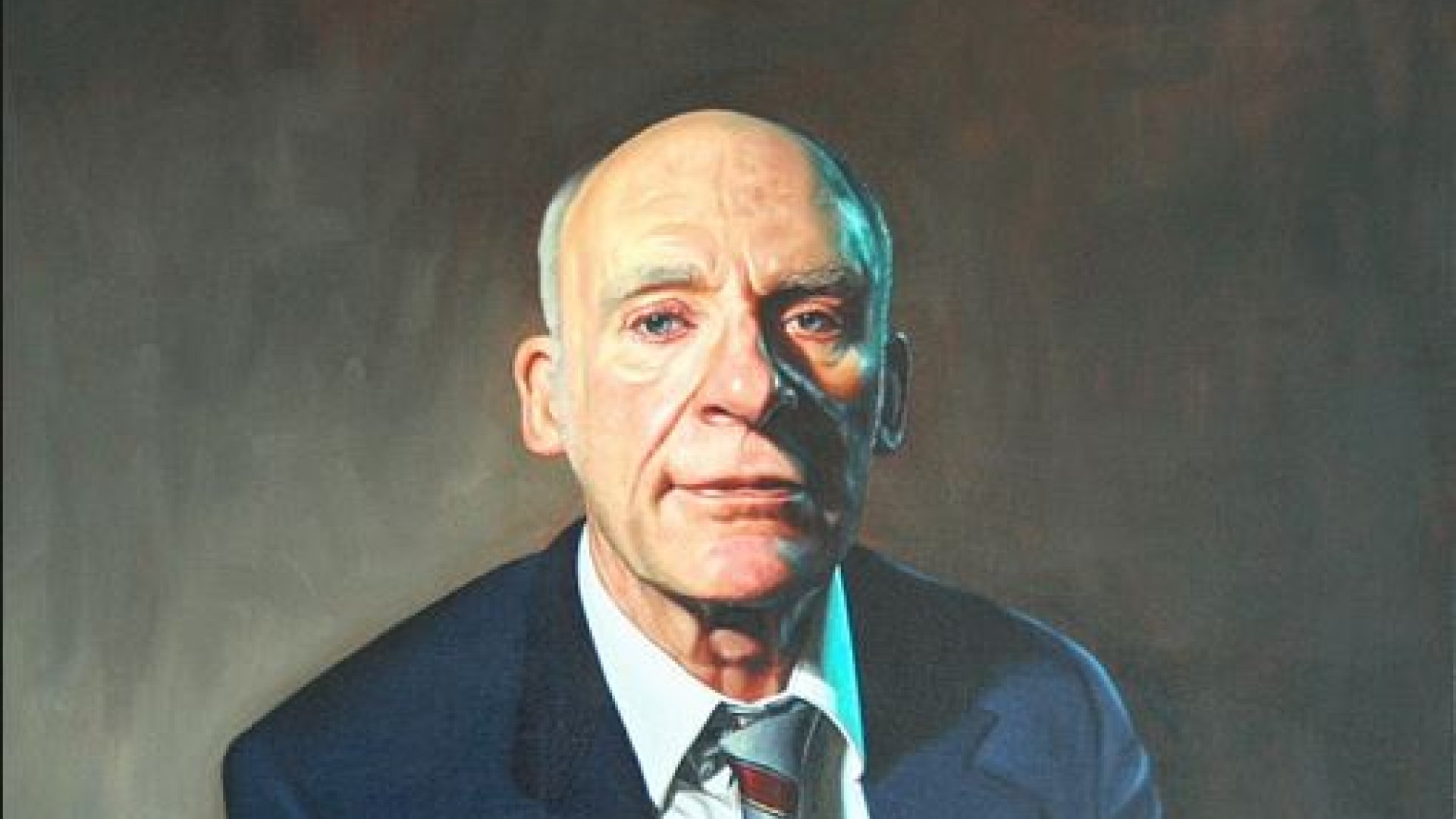 Portrait of Risto Näätänen by artist Niels Corfitzen (http://www.ncart.dk). (Oil on canvas.)