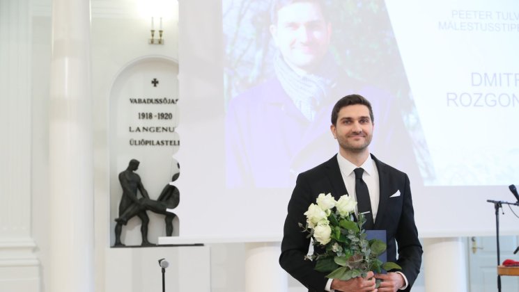 Professor Peeter Tulviste mälestusfondi preemia selleaastane laureaat Dmitri Rozgonjuk